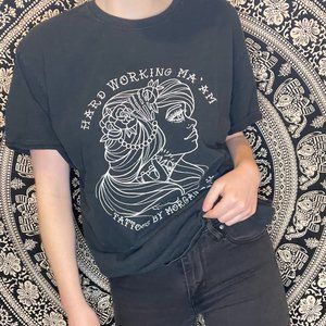 Morgan Dana tattoo shirt